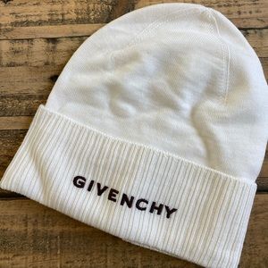 Givenchy Ivory Ember Chocolate Beanie Brand New!